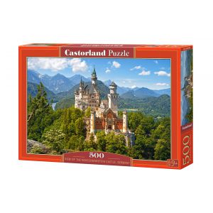 Puzzle Castorland 500el Zamek Neuschwanstein, Niemcy